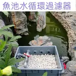 【免運】魚池過濾器 自製週轉箱子 錦鯉池塘室外大型外置水凈水循環係統  魚池缸滴流盒 水族箱 過濾盒 上濾淨水神器