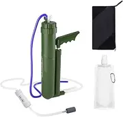 Personal Water Filter, Outdoor Drinking Purification, Camping Water Filter, Easy Hand Pump, Wide Application, 27cm, for Drinking Outdoors