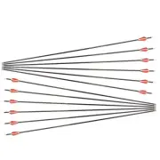 24pcs Pure Carbon Arrow ID 4.2mm Recurve Bow Archery