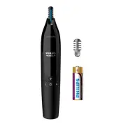 Philips Norelco Precision NOSE EARS BROWS HAIR Micro TRIMMER Eyebrow Comb AA-Bat