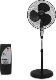 Black + Decker 18'' Stand Fan with Remote Control, model BSFR18B