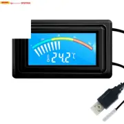 Aquarium Thermometer LCD, Digital Water Thermometer with Sensor Probe for Fish T