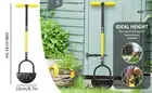 Garden Edger Half Moon SawTooth Hand Edger Ergonomic Manual Lawn Step *