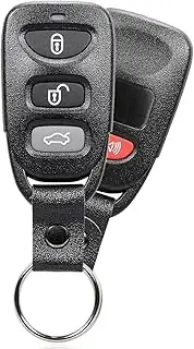 TOP-VIGOR Remote Key Fob PLNHM-T011 Smart Chip, 315MHz 4 Button Key Fob Replacement for Kia Sorento 2007-2010 for Kia Rondo 2007-2010