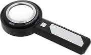 UTHCLO Handheld Lighted Magnifying Glass with Energy Efficient LEDs Magnification for Reading Coins Jewelry Inspection and Fine Detail Viewing