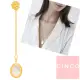 【CINCO】葡萄牙精品 CINCO Francesca necklace 925純銀鑲24K金硬幣項鍊 經典珍珠母貝款(925純銀)