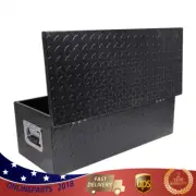Truck Tool Box 30'' x 13" x10" For Pickup Trailer RV Truck Aluminum Black