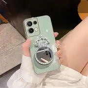 Electroplated Case for Samsung Galaxy A82 A72 A71 A52 A50 A53 A51 A32 A22 A23 A33 A13 A12 5G 4G Shining Mirror Back Cover,Green,for A51 4G