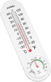 Veemoon Accurate Indoor Thermometer Hygrometer for Room Temperature Humidity Monitoring Humidity Thermometer for Home Office and Garden Use