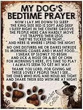 MY DOG'S BEDTIME PRAYER RETRO STYLE METAL TIN SIGN/PLAQUE (BORDER COLLIE)