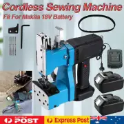 Cordless Sewing Machine Handheld Bag Closer Seal Stitcher Battery For Makita 18V
