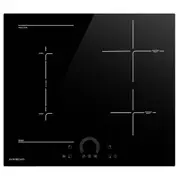 EUROCHEF 60cm 4 Zone Induction Cooktop, 7200W Electric, FlexZone Function, Touch Controls