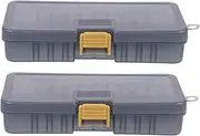 GALPADA 2Pcs Box Fishing Tackle Case Portable Storage Box for Hooks Lures and Accessories Durable and Lightweight Design for Fishing Enthusiasts