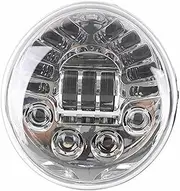 Motorcycle Headlight Headlamp Single side steering LED light Motorcycle LED Headlight Daytime For Harley V Rod VROD VRSCA VRSC VRSCR 2002-2017 VRSCF