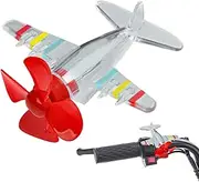 Handlebar Accessories, Motorcycle Handlebar Airplane Ornament, Cool Cycling Accessories, Wind Powered For Commuting Road Mountain