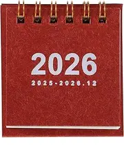 SHINEOFI Mini Desktop Calendar 2026, Small Calendar Daily Use Monthly Flip Calendars, Schedule Planner For Office Home School