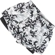 [Kisangel] Lined Swim Trunks Men Swimsuit Swimming Boys Swimwear Swim Suit Compression Shorts Man Polyester (Polyester)