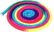 Rhythmic Gymnastics Rope Solid Competition Arts Training Rope, Rainbow Color