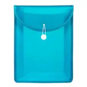 Marbig Teal A4 Top Load Attache File 65mm Gusset New X 3PK