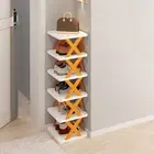 Shoe Cabinet Stackable Rack Multi-layer Storage Shelf with Strong Load-bearing