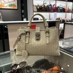 BV BOTTEGA VENETA ROMA 小款灰色編織全皮黑釦三層兩用包 (XC0546)