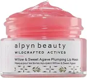 Alpyn Willow & Sweet Agave Plumping Lip Mask | Hydrating Daily Lip Mask Treatment For Fuller, Softer, Smoother & More Supple Lips | 0.35 oz / 10 g