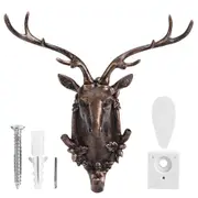 Resin Animal Shape Bathroom Wall Towel Hanging Hook Coat Hat Keys HangerAntique Gold