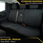Ford Next-Gen Everest UB - Wildtrak - GP4 Neoprene 2nd Row Seat Covers (In Stock)