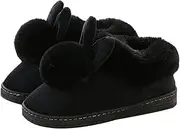 Casa Zapatillas calientes lindas Zapatillas de Felpa suaves Zapatillas de invierno cómodas de Interior