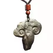 Muonionalusta meteorite Necklace pendant Hand carving pendant LK163