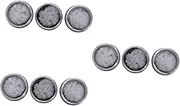 Minkissy 3sets Unique Snowflake Nail Art Stickers Metal Decor for Christmas Holiday Nail Decals 3boxes*3