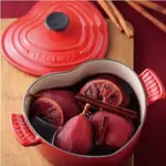 [就是要特賣！現貨] 法國 LE CREUSET 櫻桃紅 愛心 LC鍋 18公分 紅色 心型鍋 琺瑯鑄鐵鍋 禮品 洋菓子