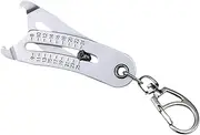 WeiLaiKeQi Precision Thread Size Checker Keychain Portable, Easy to Use, Premium Sturdy