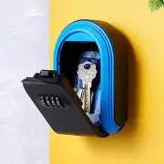 Wall Mounted Combination Lock Key Safe Storage Box Security Home Outdoor Digit