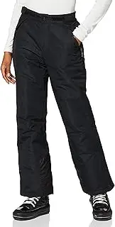 [Ultrasport] Women’s Ski Pants Arlberg - Thermal Polyfill Padding with Elastic Snow Guard and Adjustable Waistband - Water and Windproof Padded Ski Pants