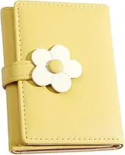 [JEWEDECO] Cute Coin Bag for Compact Money Purse Decorative Wallet for Bank and Id Cards Portable Trifold Design for School and Travel