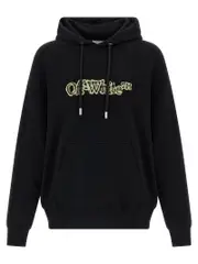 [Off-White] Off-White-Cloudy Arrow Skate Felpe Nero-Uomo L