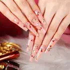 Valentine's Day Ballerina False Nails Press on Nails False Nail Girl