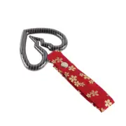 Car Accs JDM S Broken Heart TSURIKAWA Carbon Ring Red Flowers Nylon Handle Strap