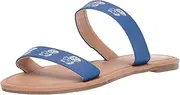 FOCO NFL Team Logo Double Strap Flip Flop Sandals