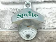 Die Cast Metal Chrome Plated Starr Sprite Wall Mounted Bottle Beer Soda Opener