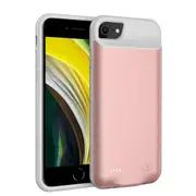 6000mAh Rechargeable Extended Battery Charger Back Case with TPU Frame for iPhone SE (2020)