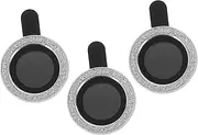 CLISPEED Plus Camera Lens Protector Phone Ultra Covers Protectors Rear X Lenses Diamonds Protection Lens Protector Silver