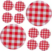 BESPORTBLE Elegant Iron Mason Jar Caps 20 Pcs Wide Mouth Canning Lids Sealing Ball Lid Set Food Storage Regular Decorative