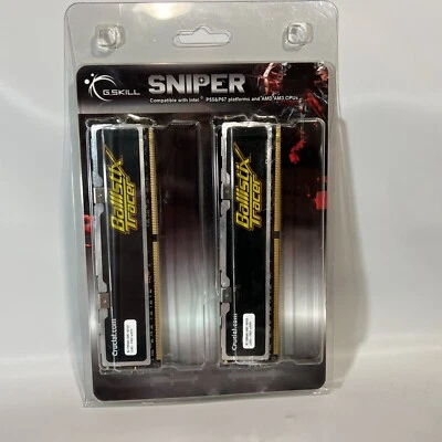 G.SKILL Sniper 8GB 2 x 4GB 240-Pin DDR3 SDRAM F3-10666CL9D-8GBSR Desktop Memory