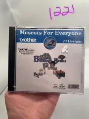 Brother Embroidery Software Mascots for Everyone 20 Designs 3.5” Diskette SA602