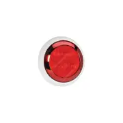 2 x Narva 9-33 Volt LED Rear Stop Tail Lamps Red with Chrome Ring 94336W