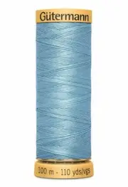 Gutermann - Natural Cotton Thread - 7470- 100M/109Yds - Blue Aqua