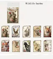 Vintage Animal Floral Junk Journal Papers Ephemera Cardmaking Scrapbooking 20 pc