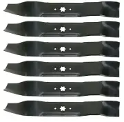 (6) USA Mower Blades® Mulching High Lift for Troy Bilt 942-0610A 38" Deck